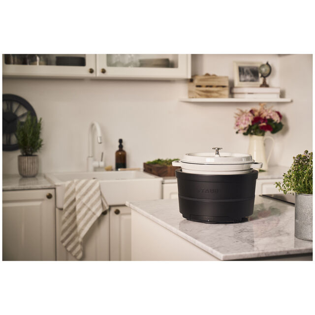 Precision Induction Multi Cooker, Matte Black,,large