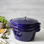 4-pc Stackable Cookware Set, Dark Blue, Cast Iron  preview