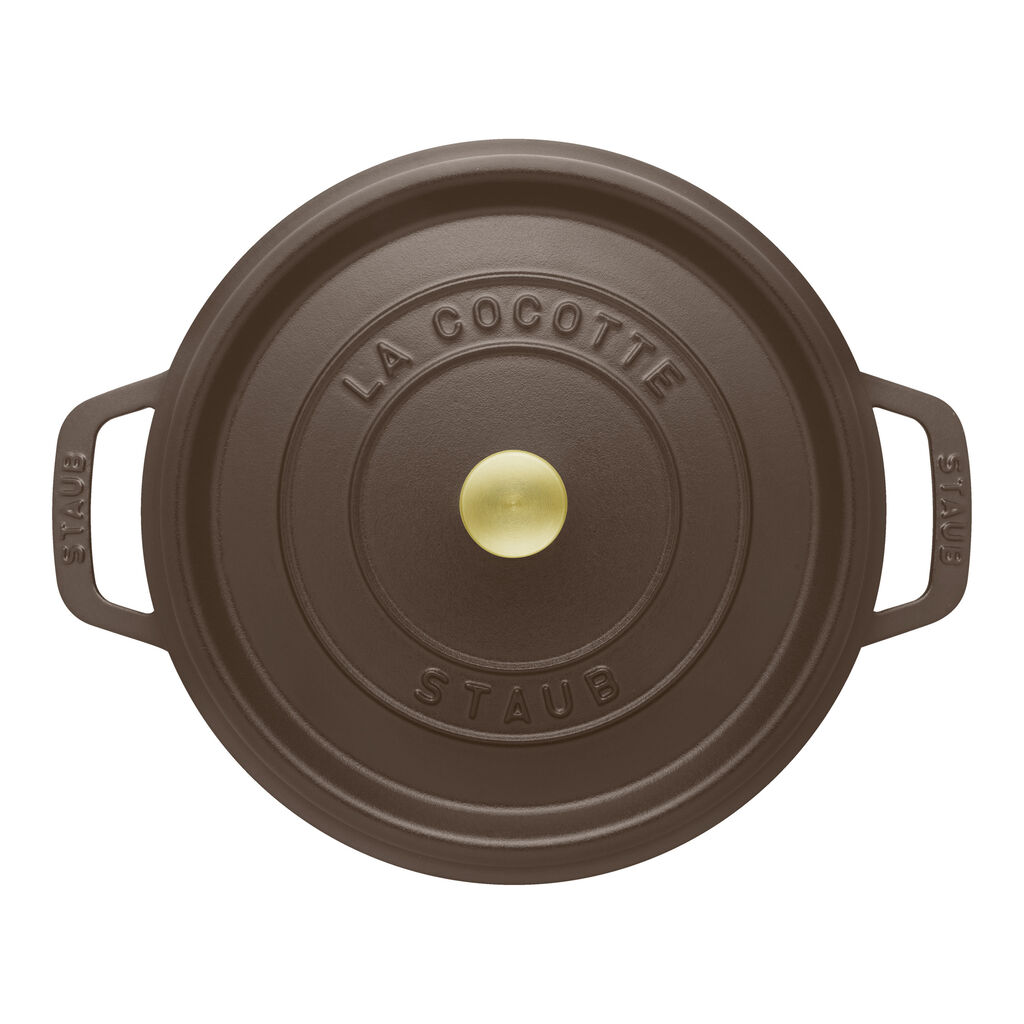 7 qt, Round, Dutch Oven, Matte Espresso,,large