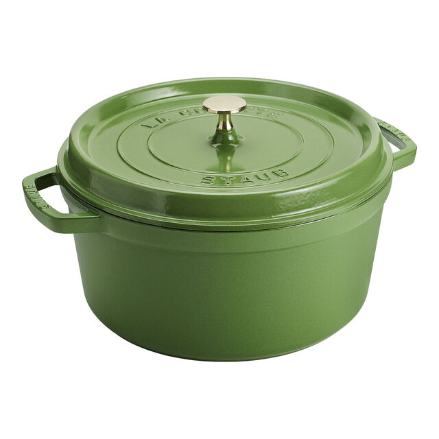 7 qt, Round, Dutch Oven, Pistachio,,large