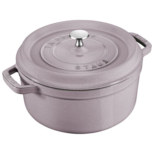 7 qt, Round, Dutch Oven, Lilac,,large