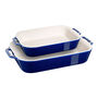 2-pc, Rectangular Baking Dish Set, Dark Blue,,large