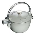1 qt, Round, Tea Kettle, Graphite Grey,,large