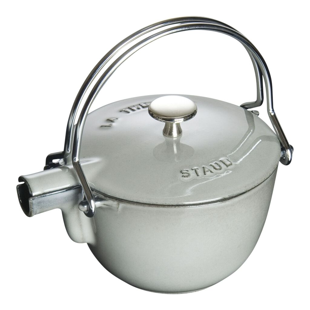 1 qt, Round, Tea Kettle, Graphite Grey,,large