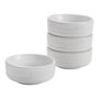 4-pc, Condiment dish set, White Truffle,,large