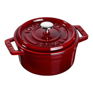 0.25 qt, Mini Round Dutch Oven, Grenadine