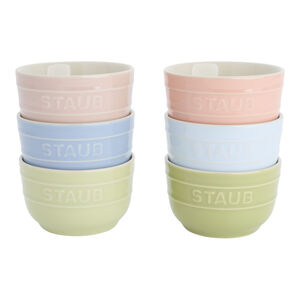 4-inch / 6-pc, Prep Bowl Set Macaron, Mixed Colors