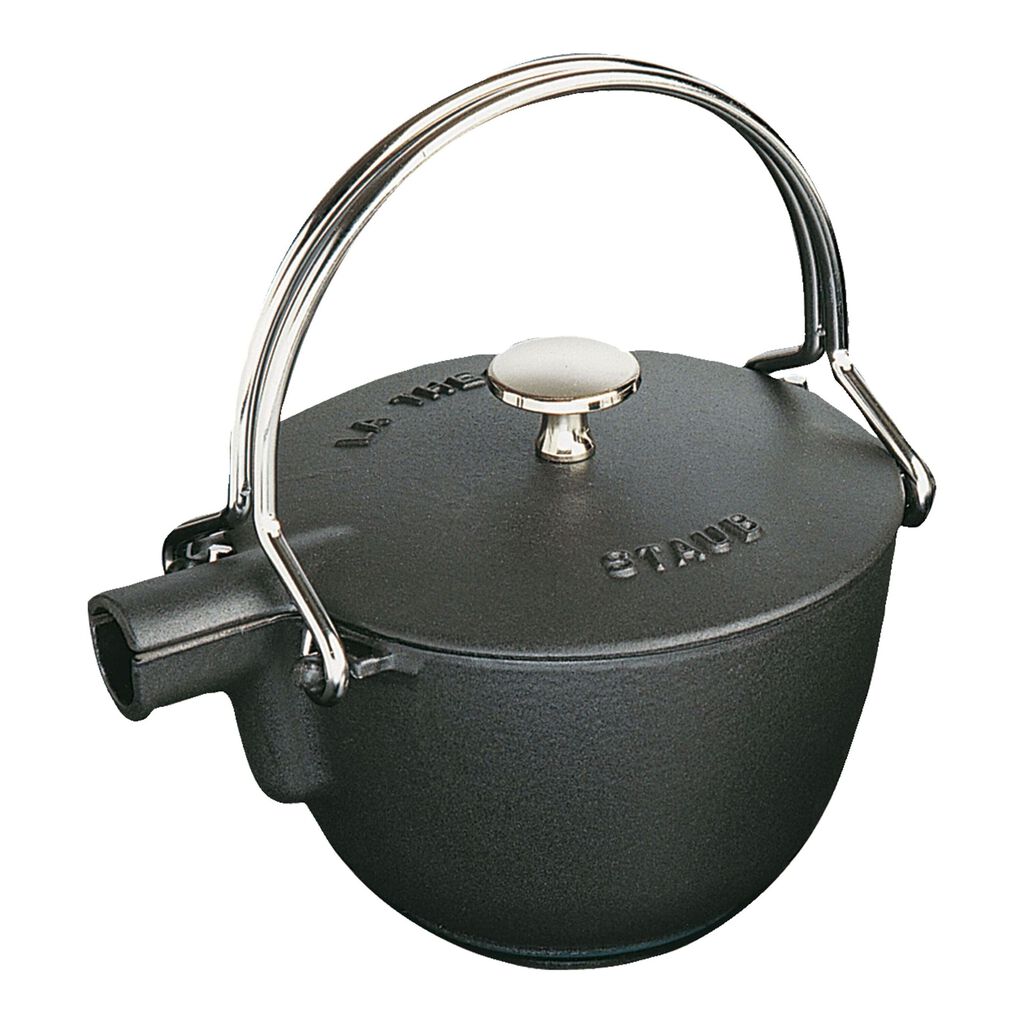 1 qt, Round, Tea Kettle, Matte Black,,large