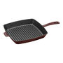 12-inch, Cast Iron, Square, Grill Pan, Dark Blue,,large